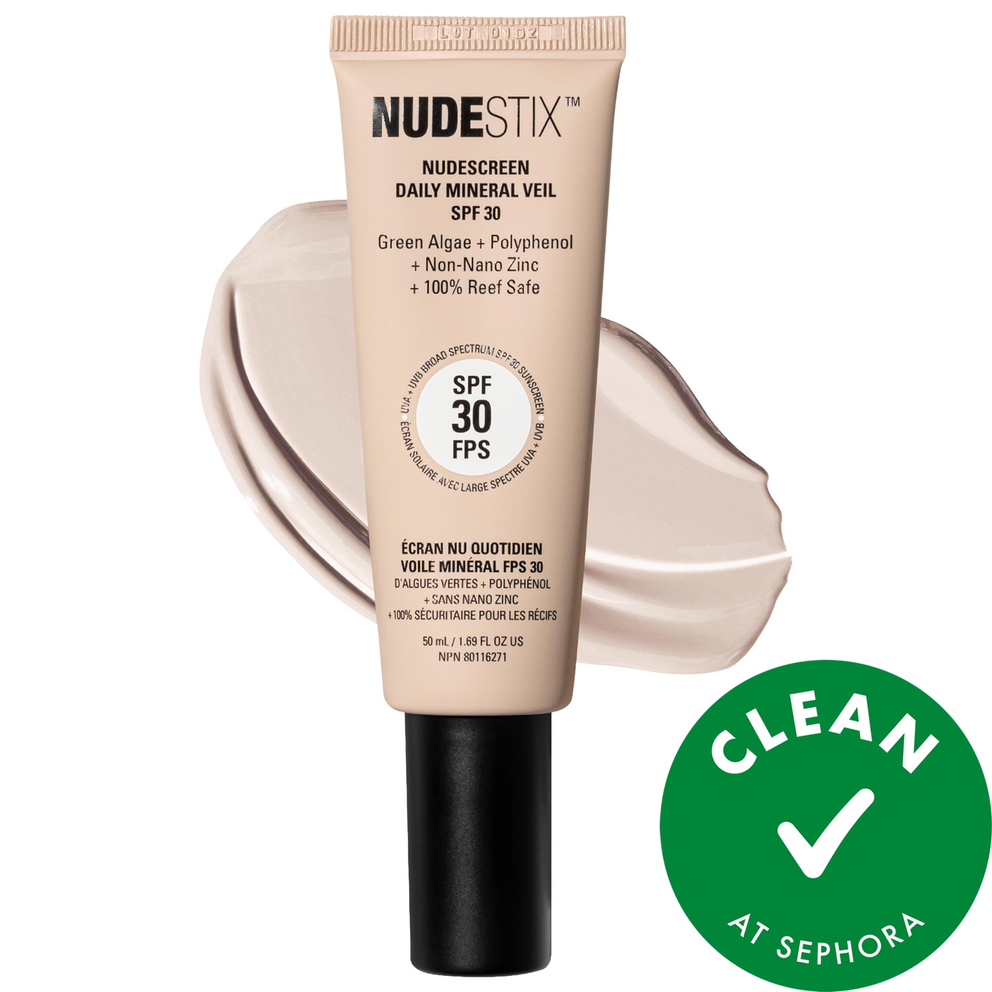NUDESTIX Nudescreen - Mineral Sunscreen SPF 30 1.7 oz / 50 mL
