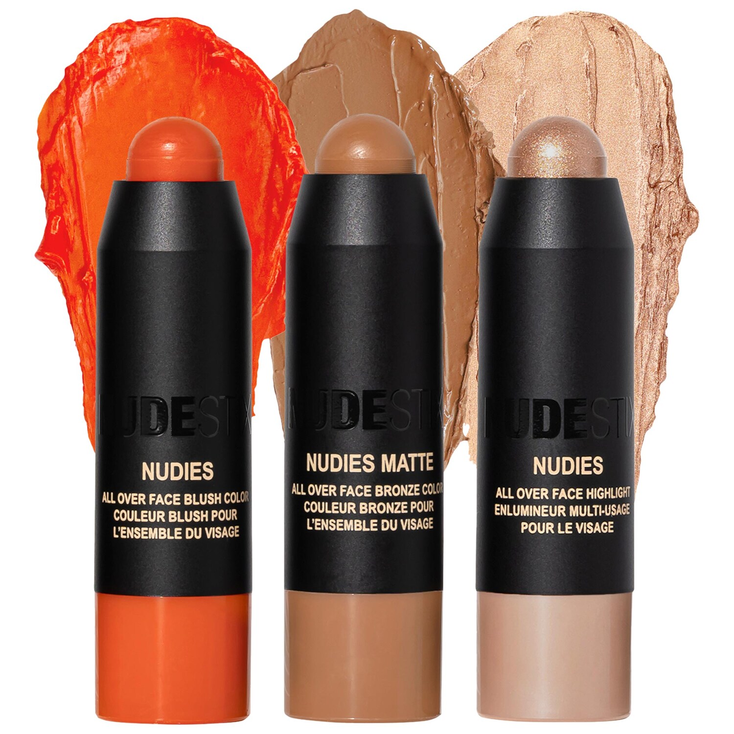 Мини-набор из 3 предметов Nudestix Beachy Nudes — фото 1