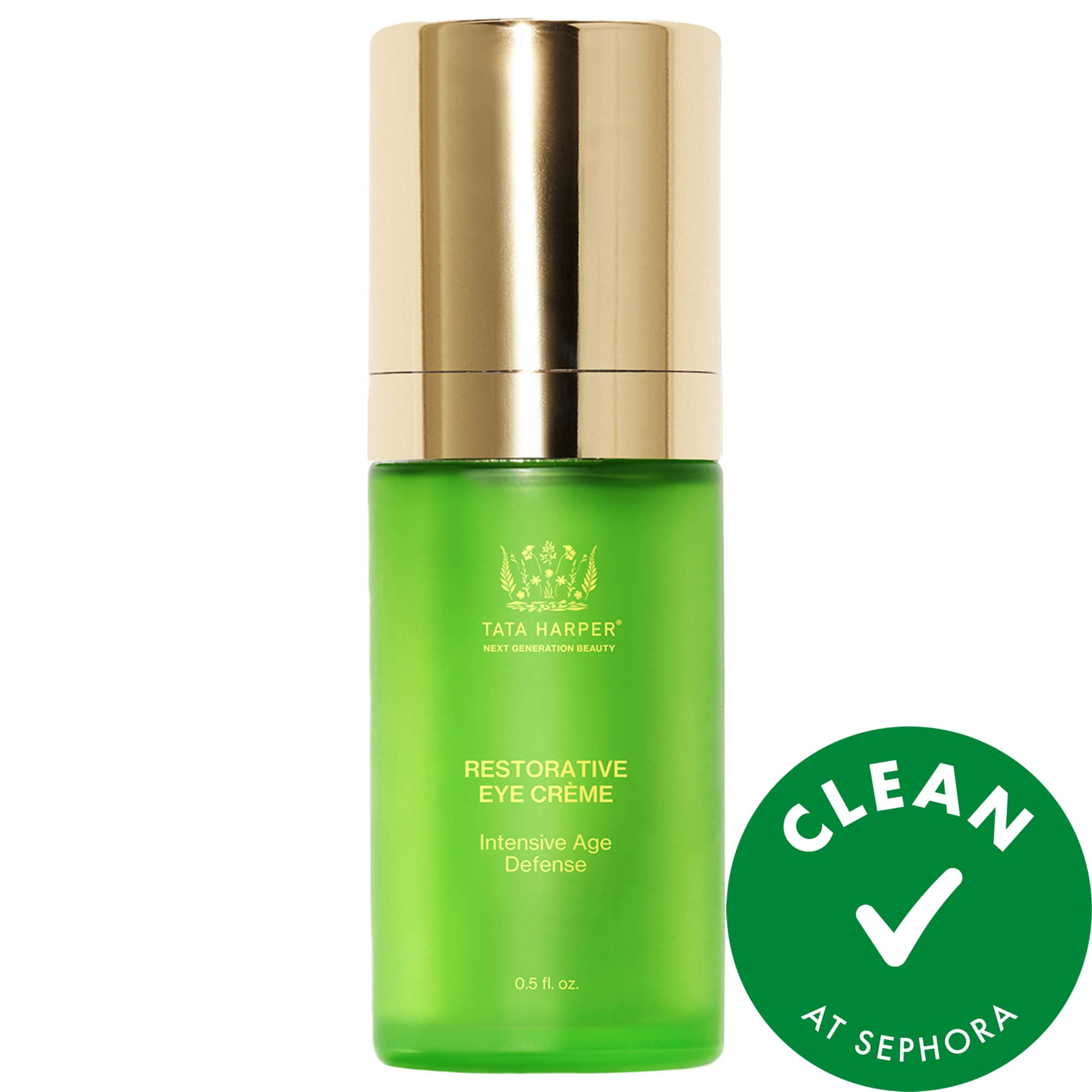 Tata Harper Restorative Anti-Aging Refillable Eye Cream for Dark Circles and Brightening 0.5 oz / 15 ml
