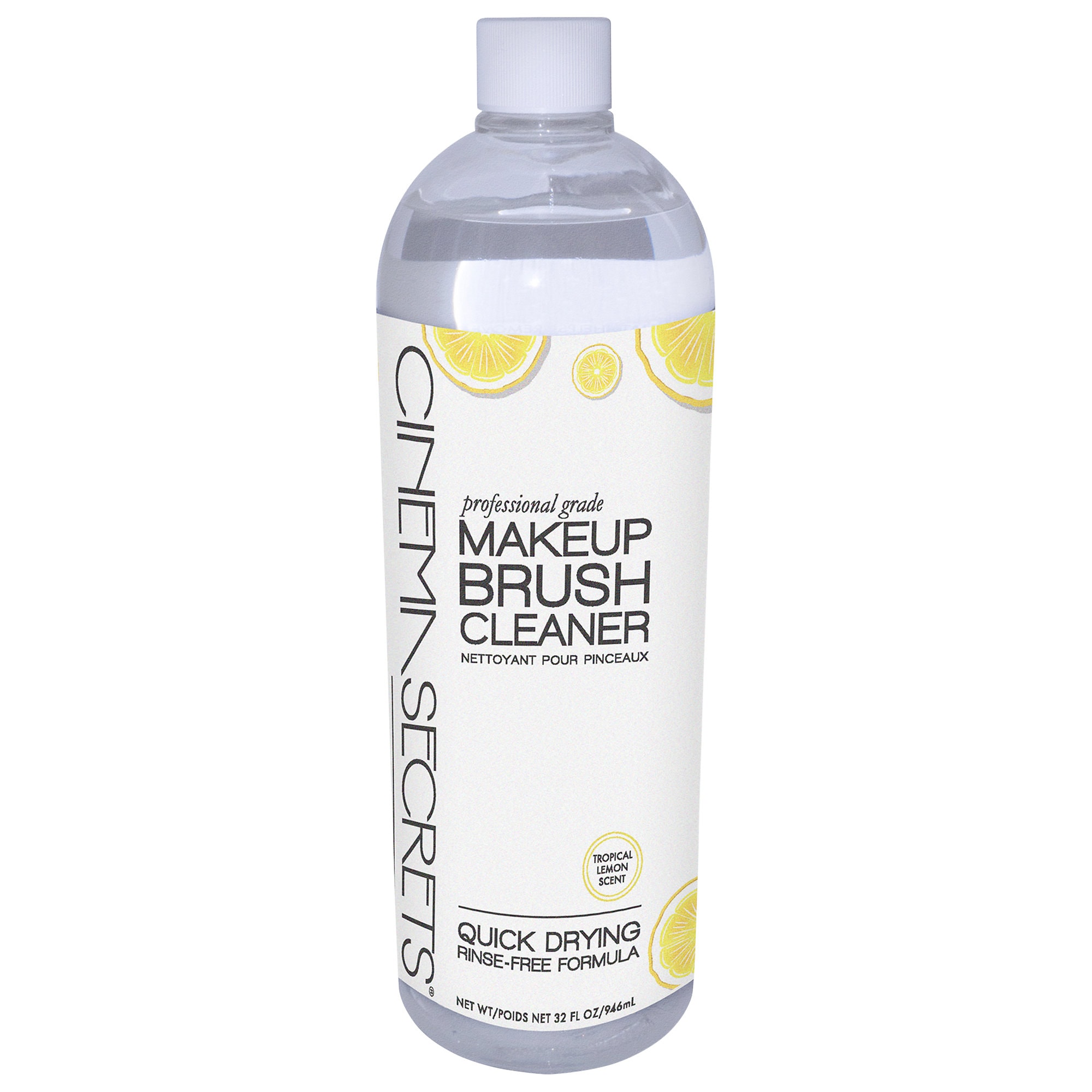Cinema Secrets Professional Makeup Brush Cleaner - Lemon 32 oz / 946 mL