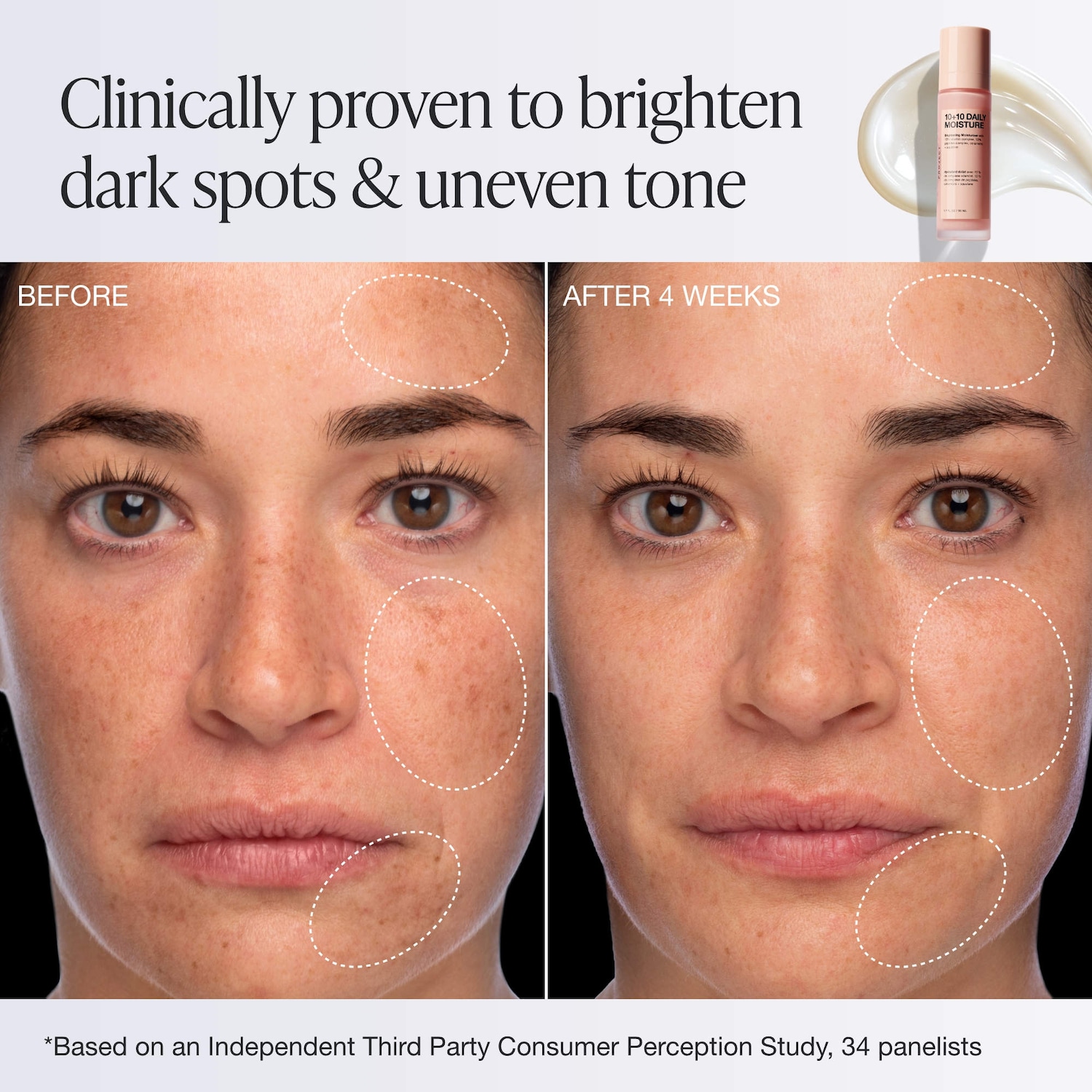 10 + 10 Moisturizer with 10% Vitamin C + 10% Peptide Complex + Ceramides