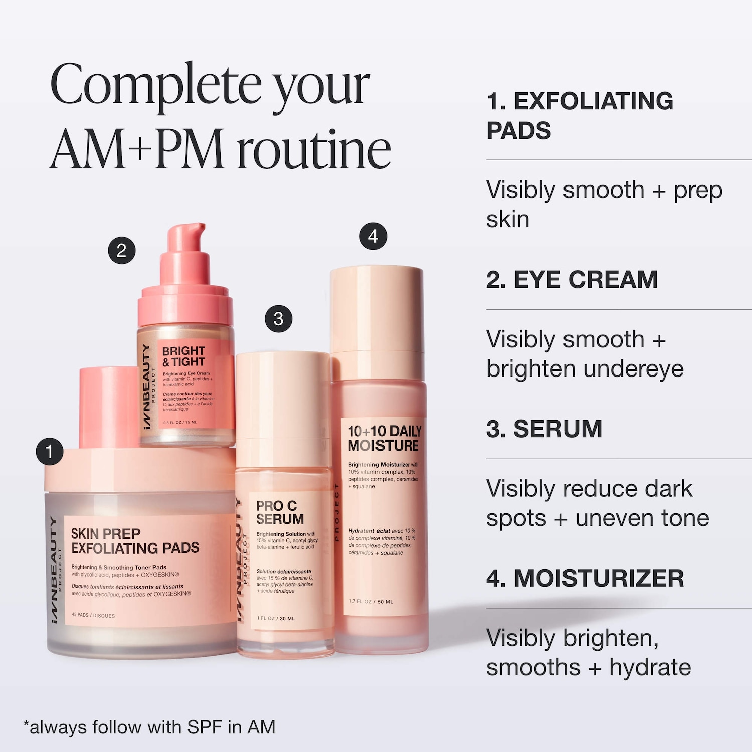 10 + 10 Moisturizer with 10% Vitamin C + 10% Peptide Complex + Ceramides