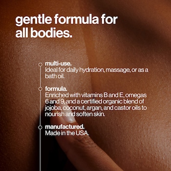 Oil - 100% organic, cold-pressed body and bath oil
