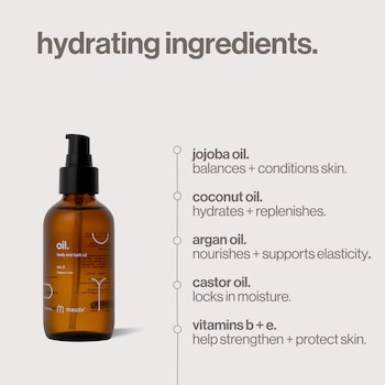 Oil - 100% organic, cold-pressed body and bath oil