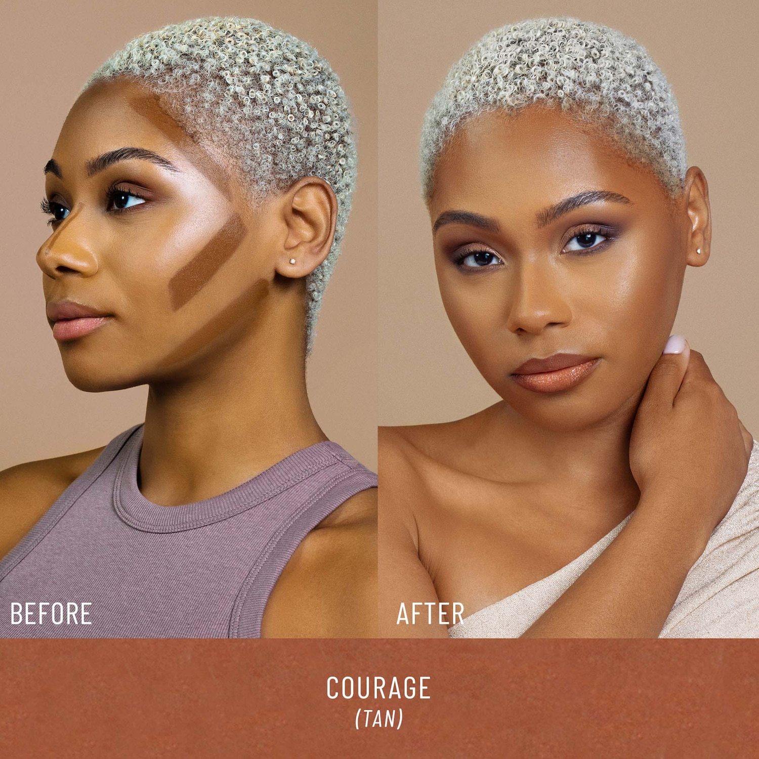 Кремовый бронзер-стик и стик для контурирования Lys Beauty No Limits, цвет: Courage — фото 4