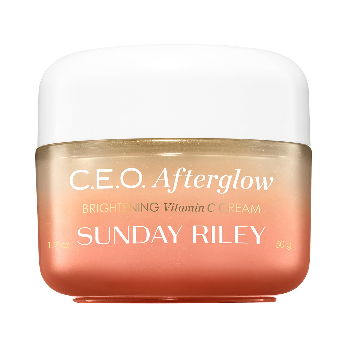 Sunday Riley C.E.O. Afterglow Brightening Vitamin C Moisturizer jar