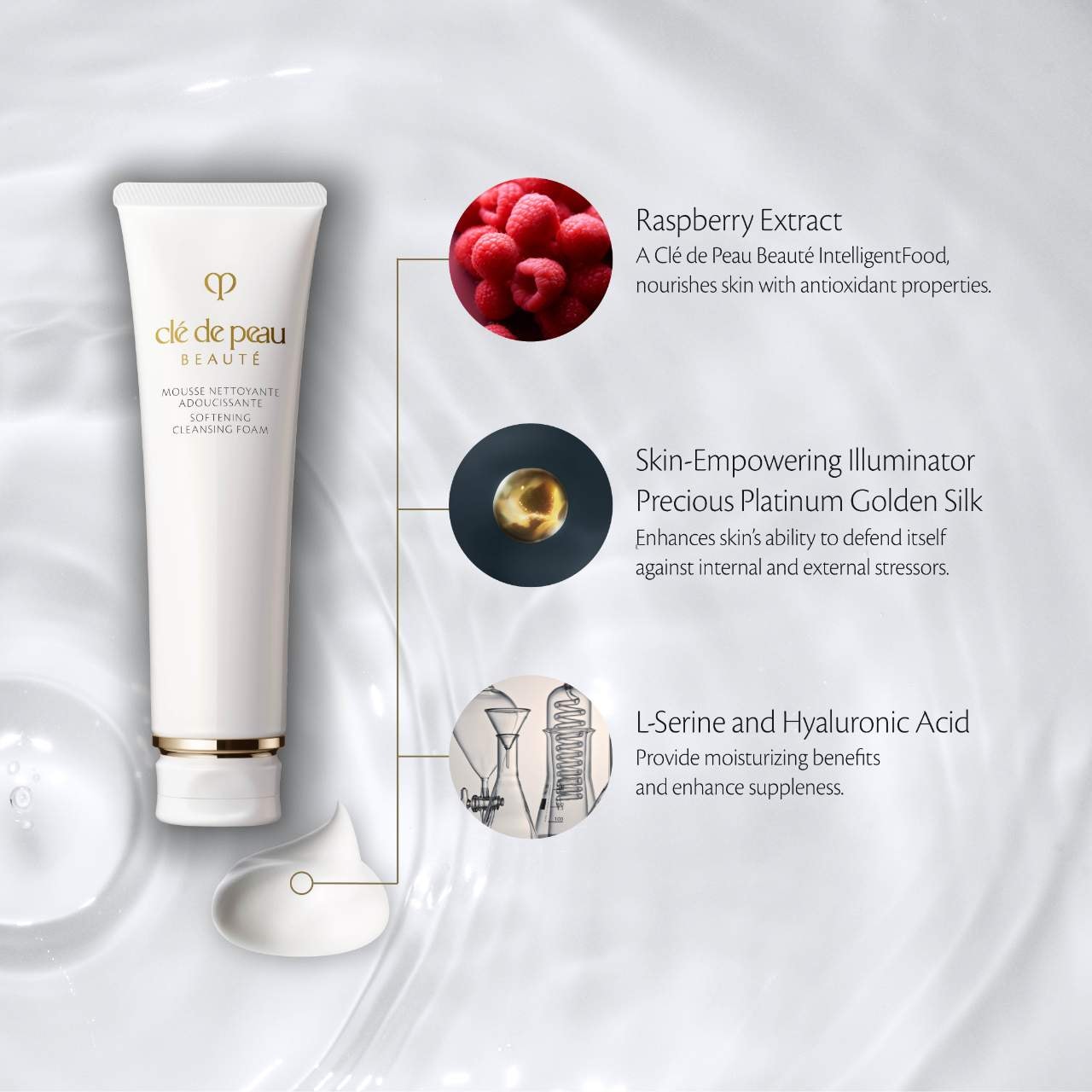 Softening Cleansing Foam - Clé de Peau Beauté | Sephora
