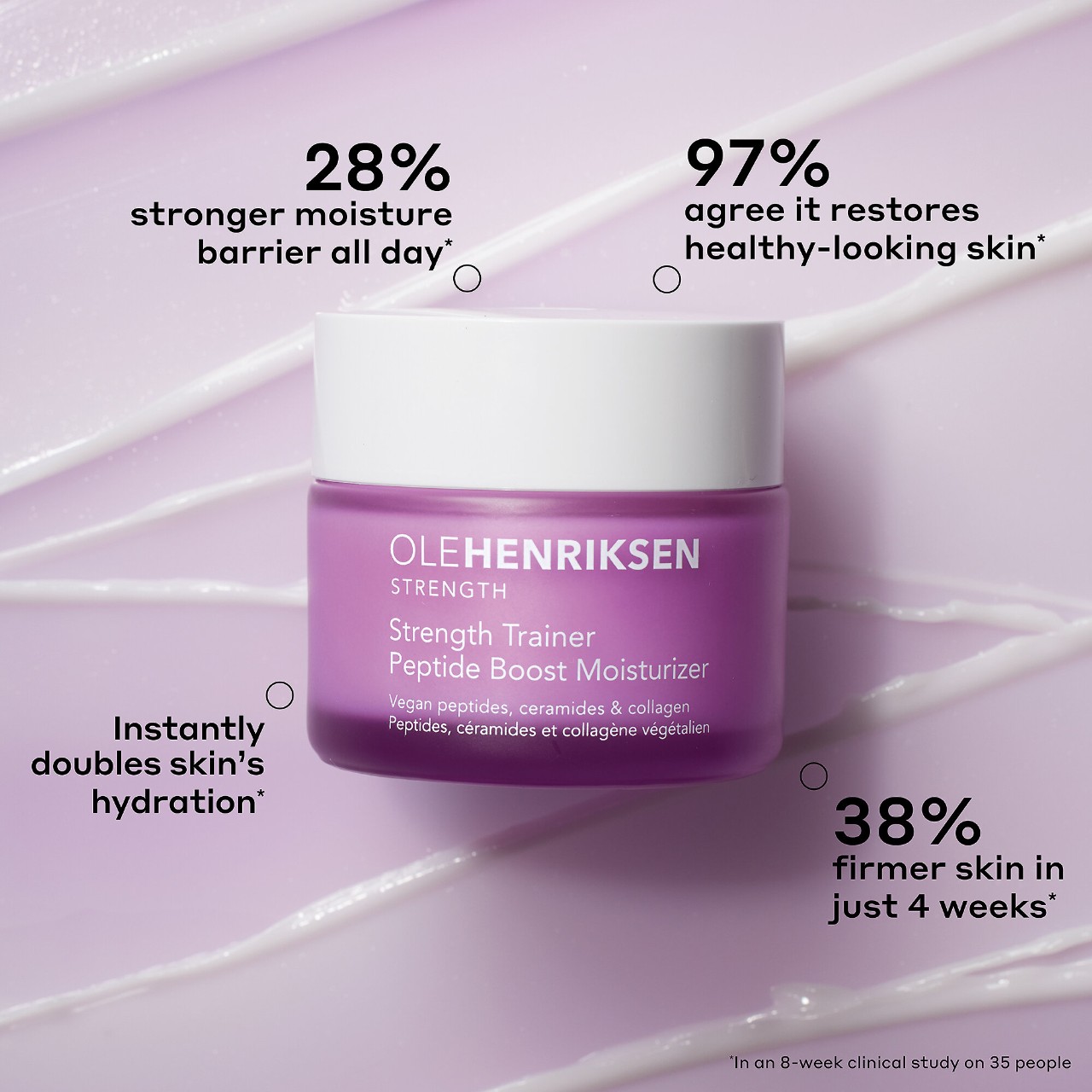 Strength Peptide Barrier Boost Moisturizer with Hyaluronic Acid and Niacinamide