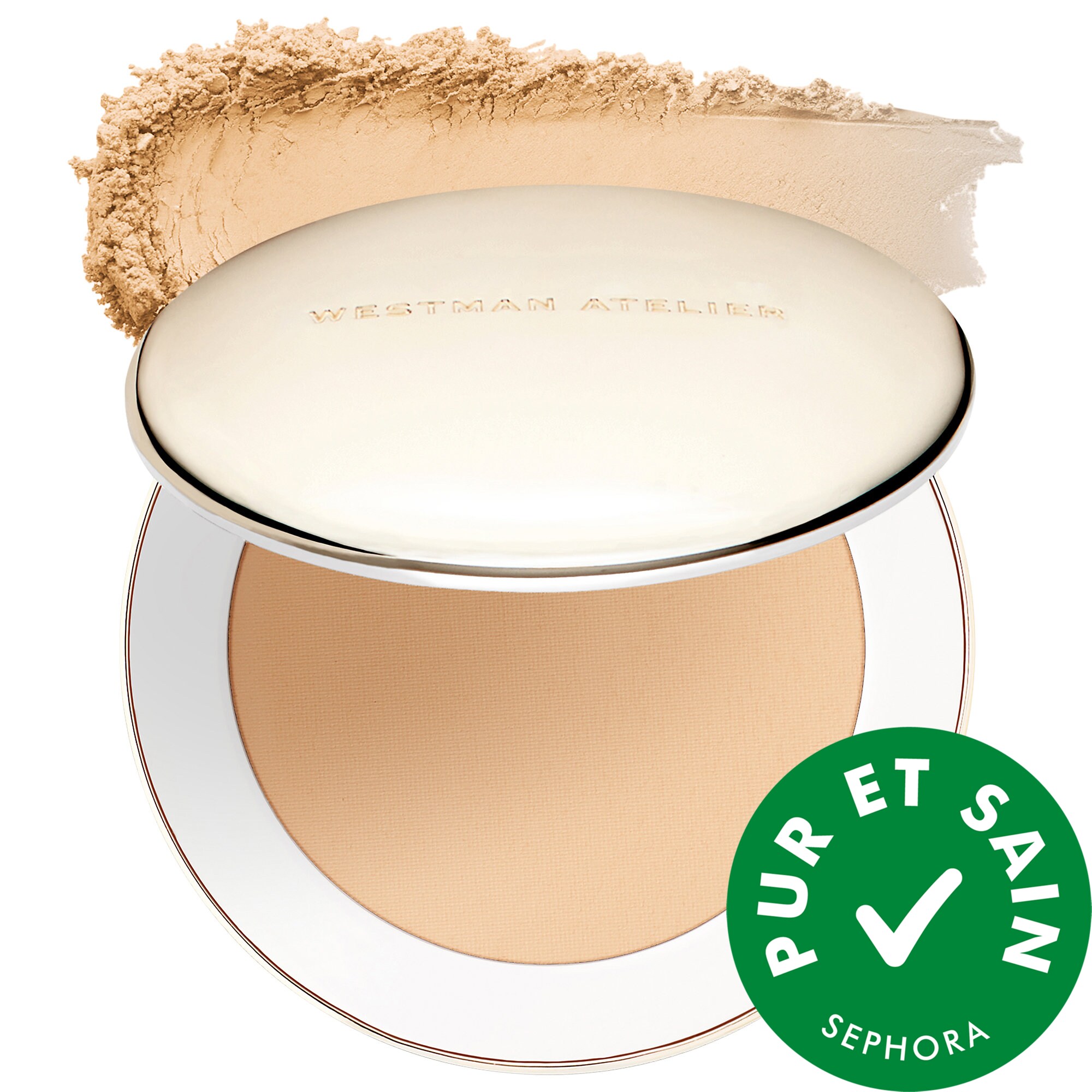 Westman Atelier Poudre fixatrice pressée floutante sans talc Vital 0.17 oz / 5 g