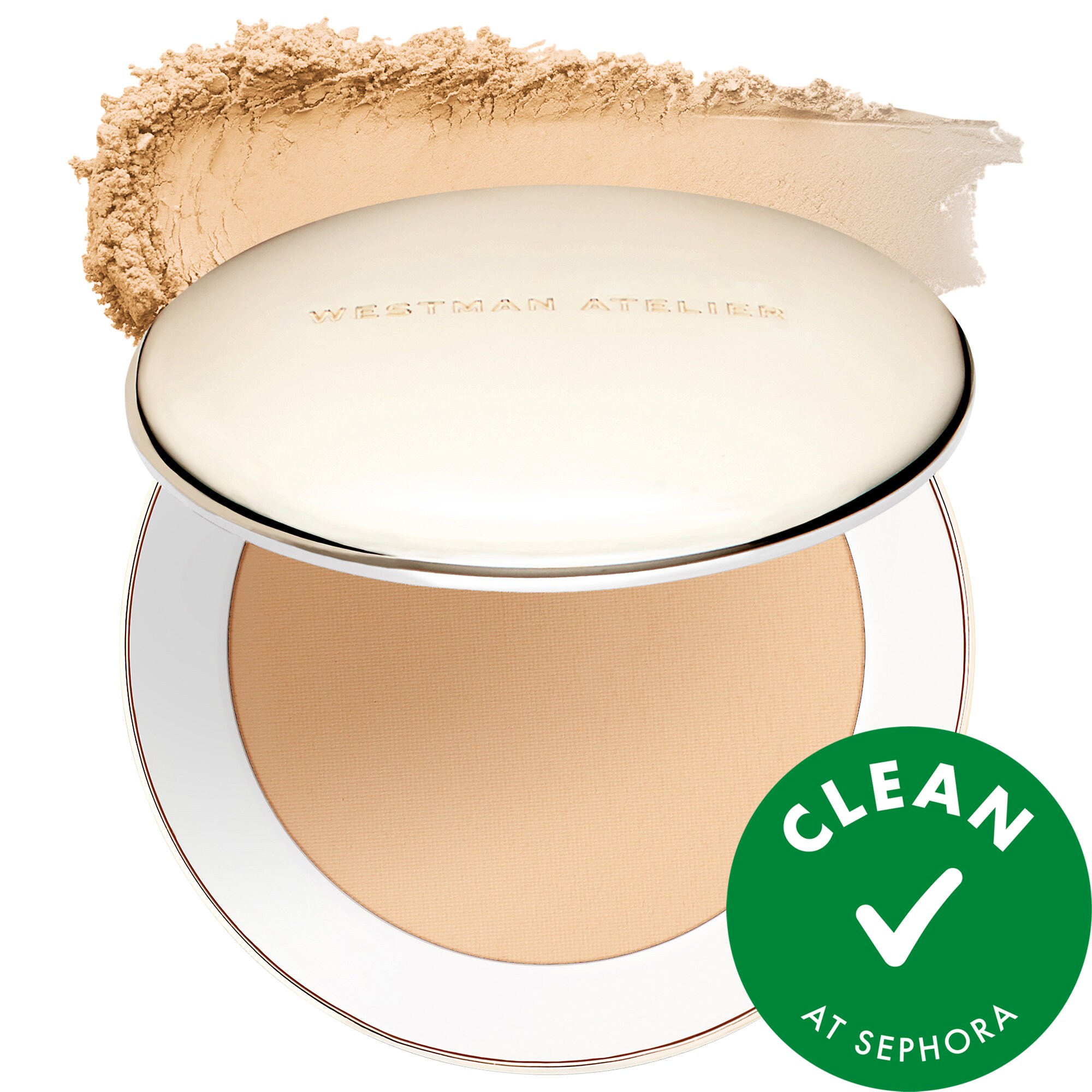 Westman Atelier Vital Pressed Skincare Blurring Talc-Free Setting Powder 0.17 oz / 5 g