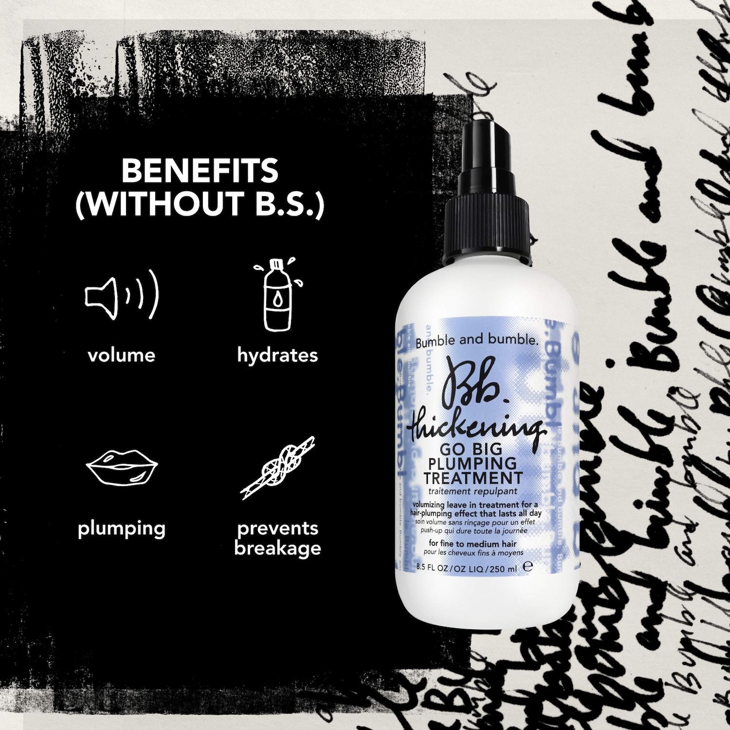 Thickening Go Big Plumping Hair Treatment Spray