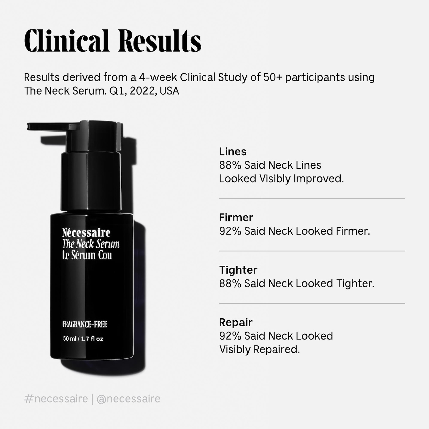 Укрепляющая сыворотка для шеи с 7,5% пептидов Nécessaire The Neck Serum — фото 2