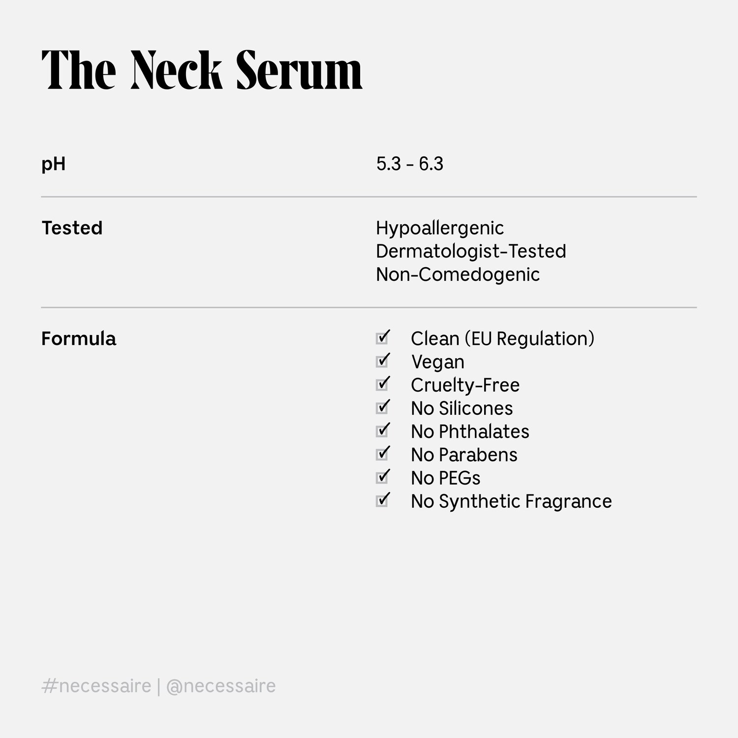 Укрепляющая сыворотка для шеи с 7,5% пептидов Nécessaire The Neck Serum — фото 5