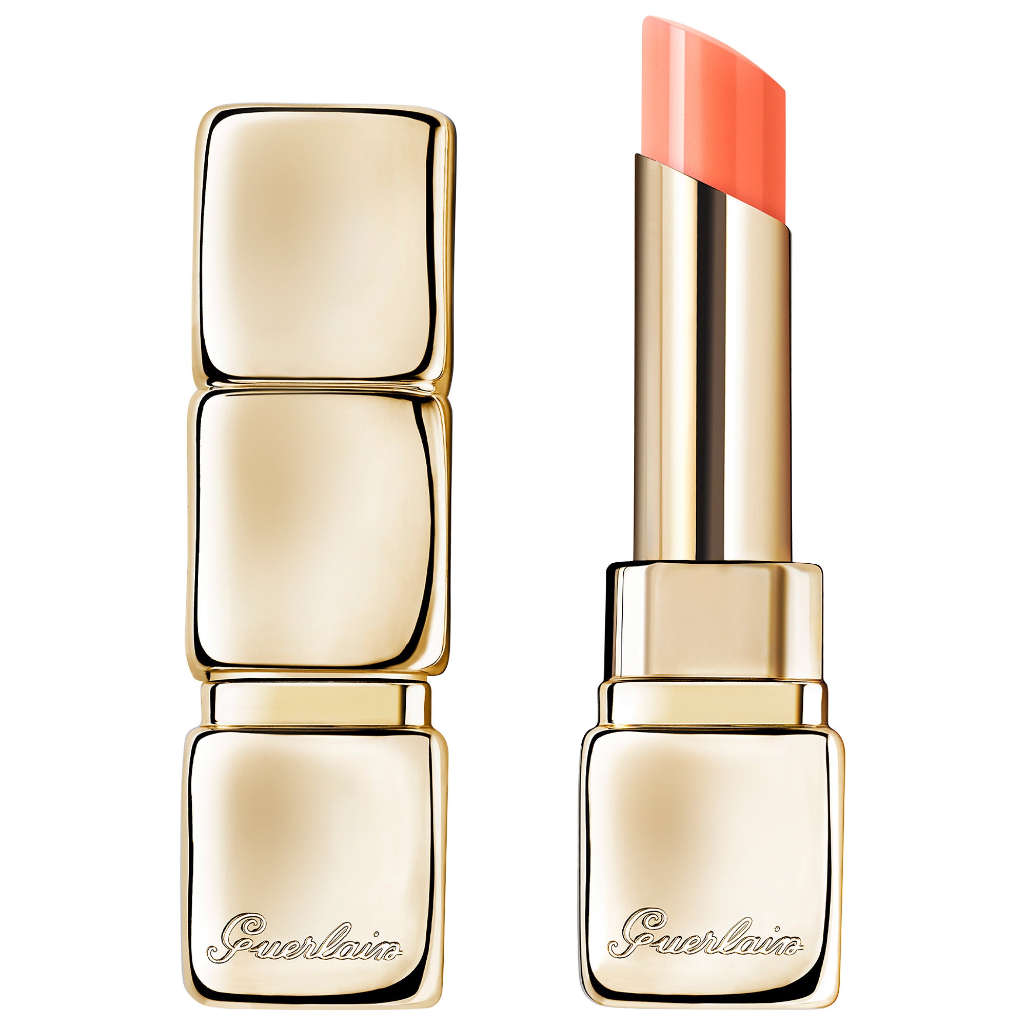 Guerlain Kisskiss Bee Glow Honey Tint Balm Pearly 3.2g 389 Pearly Peach In Orange