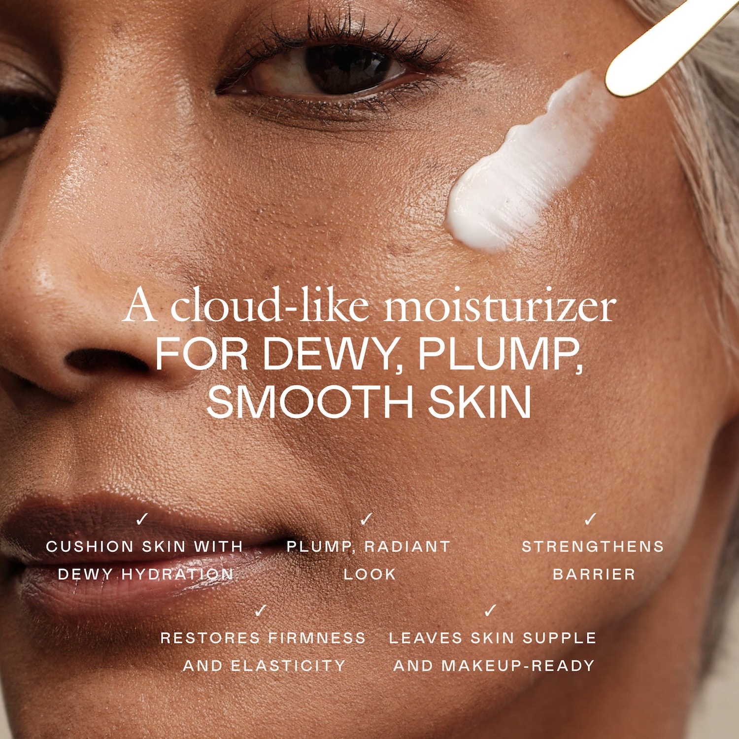 Cloud Cushion Dewy Plumping Cream - Ceramide & Peptide-Rich for Supple, Radiant Skin