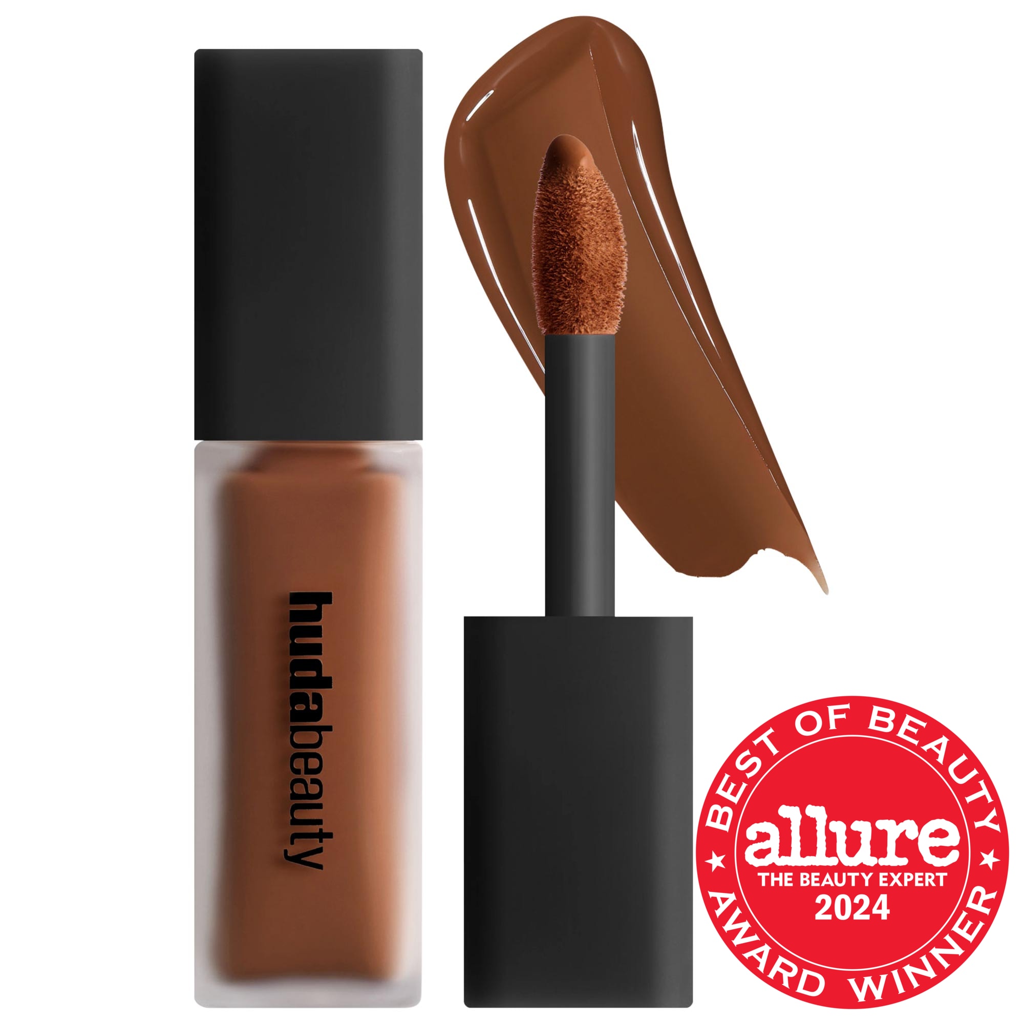 HUDA BEAUTY #FauxFilter Matte Buildable Coverage Waterproof Concealer Maple Syrup 8.2 Golden 0.30 oz / 9 ml