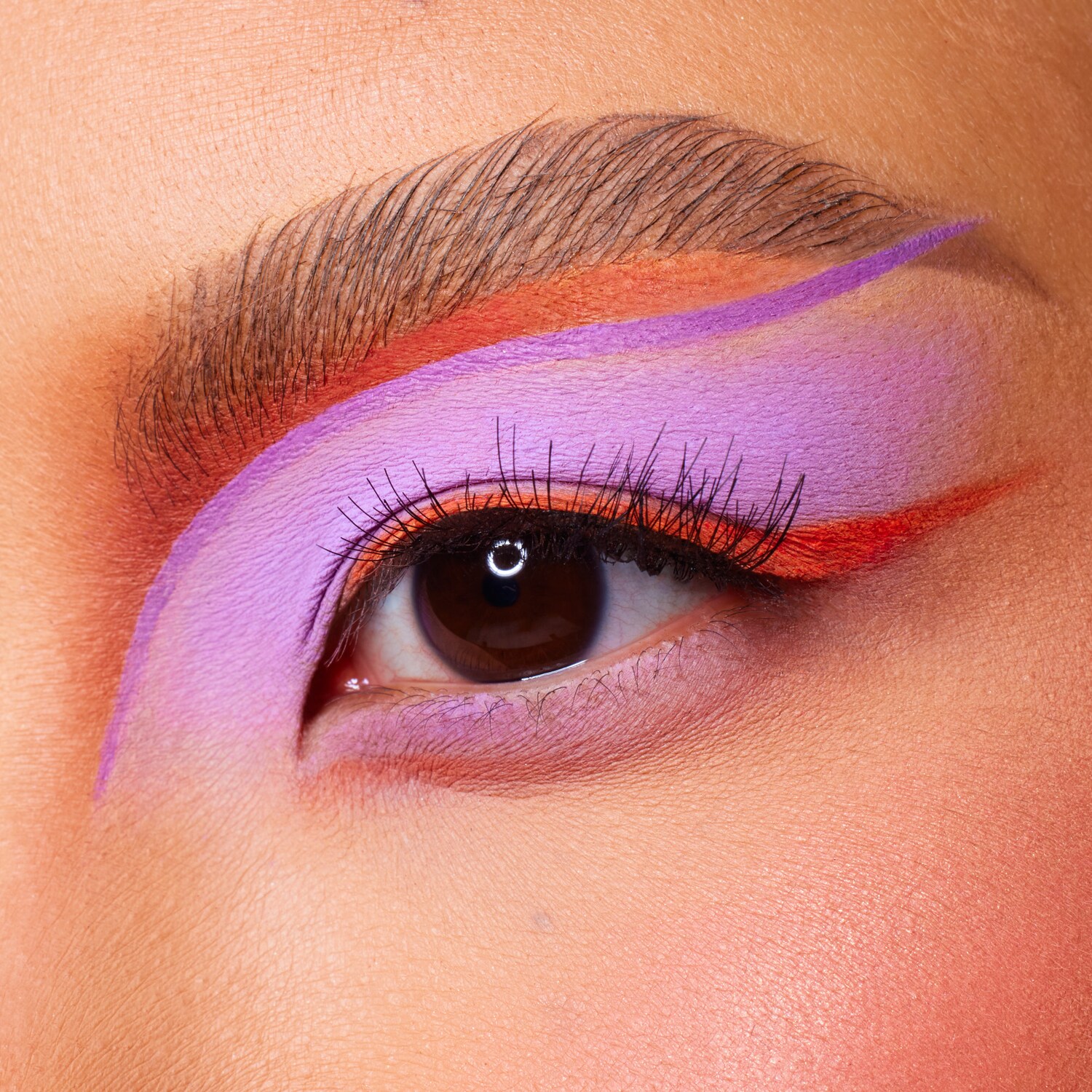 Color Block Obsessions Palette: Purple & Orange