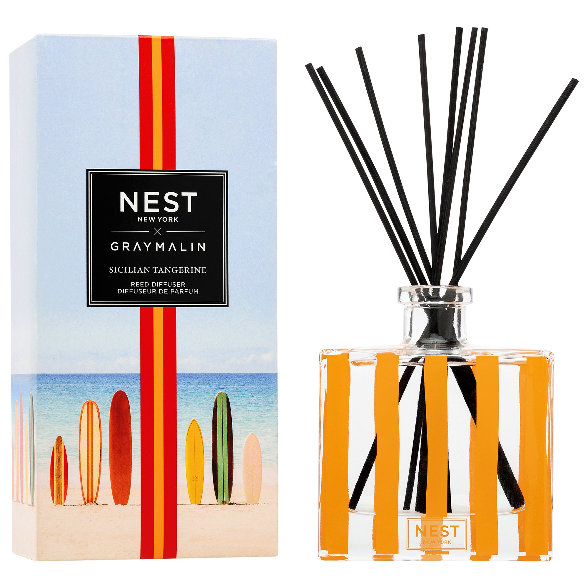 NEST x Gray Malin Sicilian Tangerine Reed Diffuser Hamilton Place