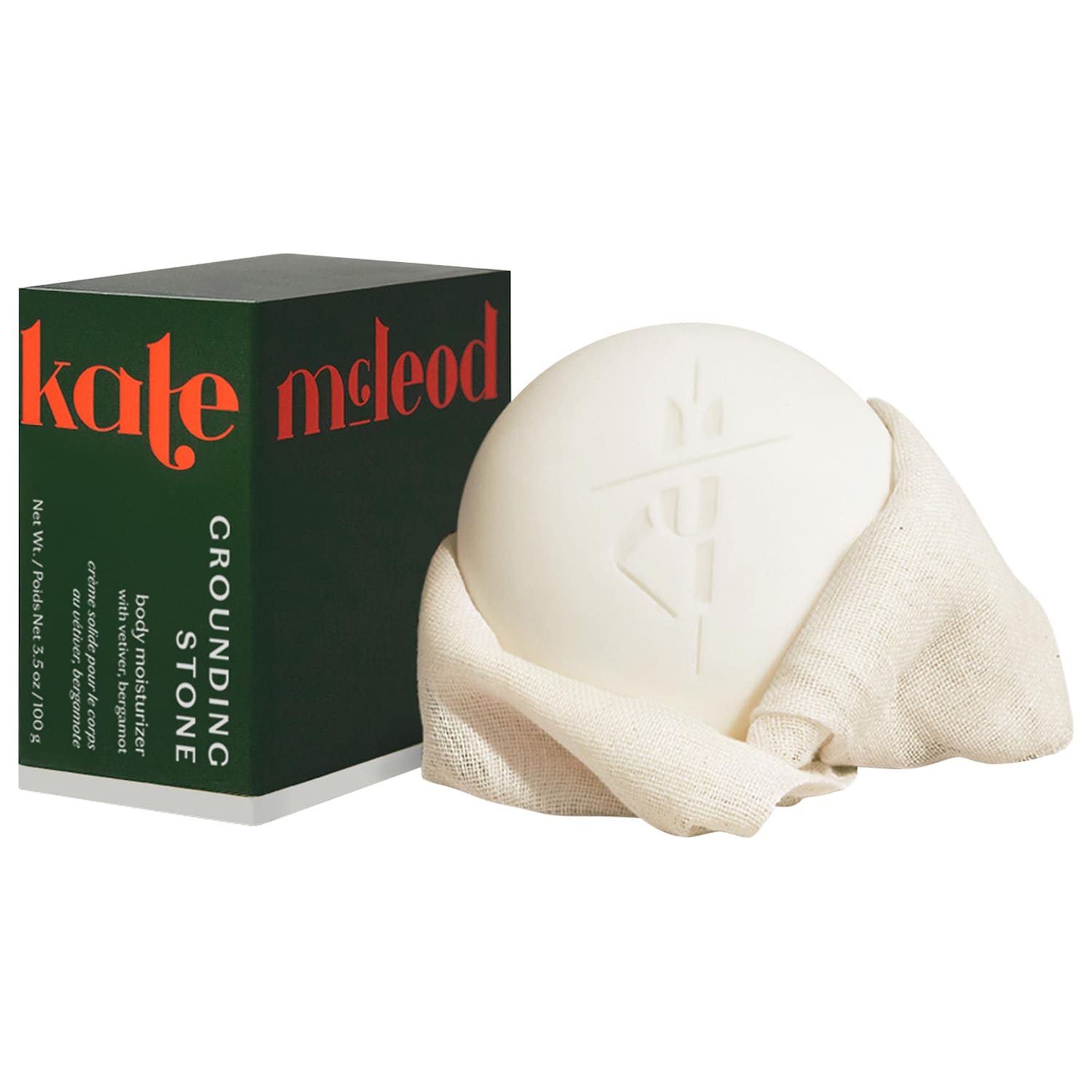 Плитка-лосьон с маслом какао Kate McLeod Body Stone для сухой кожи, увлажнение 72 часа — фото 1