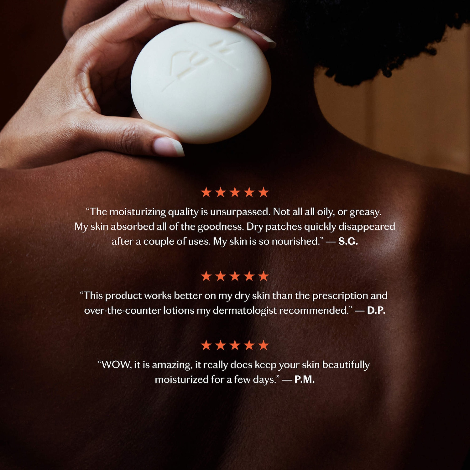 Body Stone - 72-Hr Deep Moisturizing Cocoa Butter Lotion Bar for Dry Skin