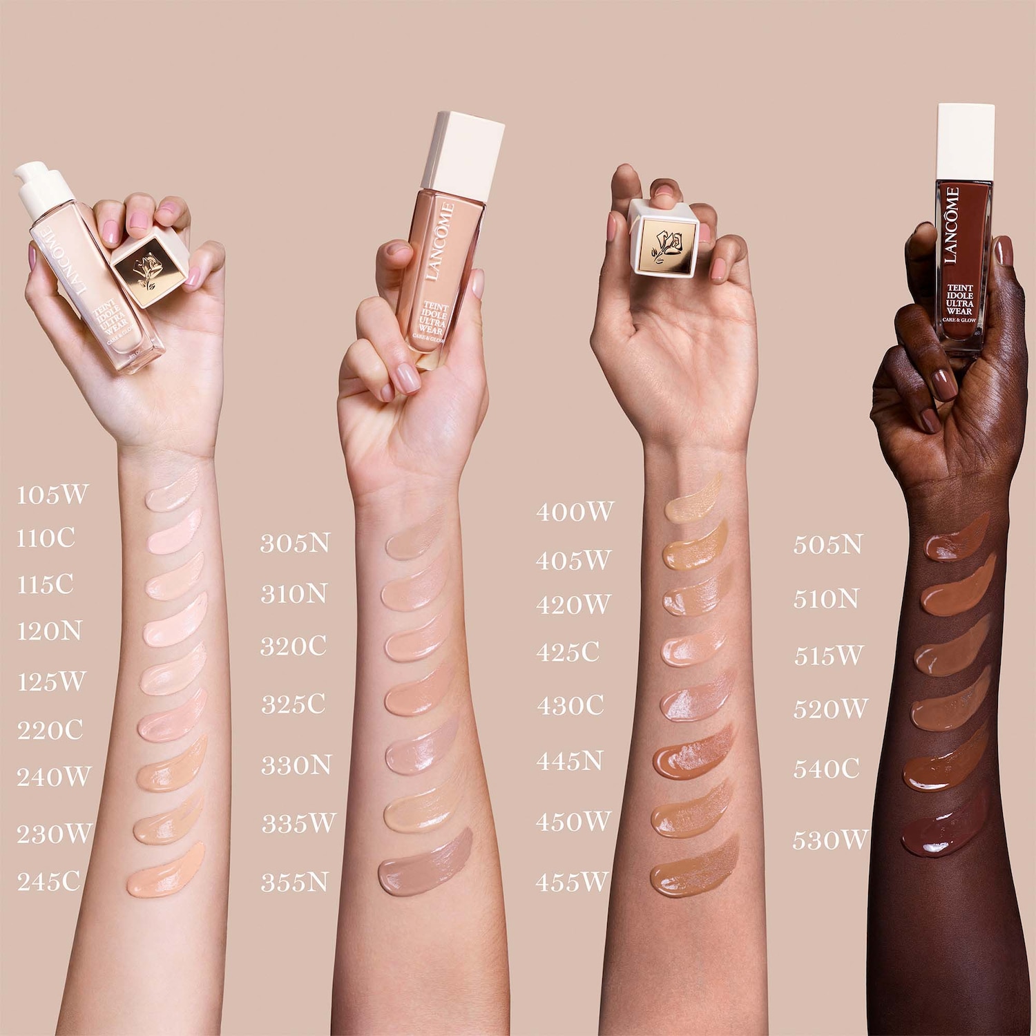 Teint Idole Ultra Wear Care & Glow Foundation with Hyaluronic Acid