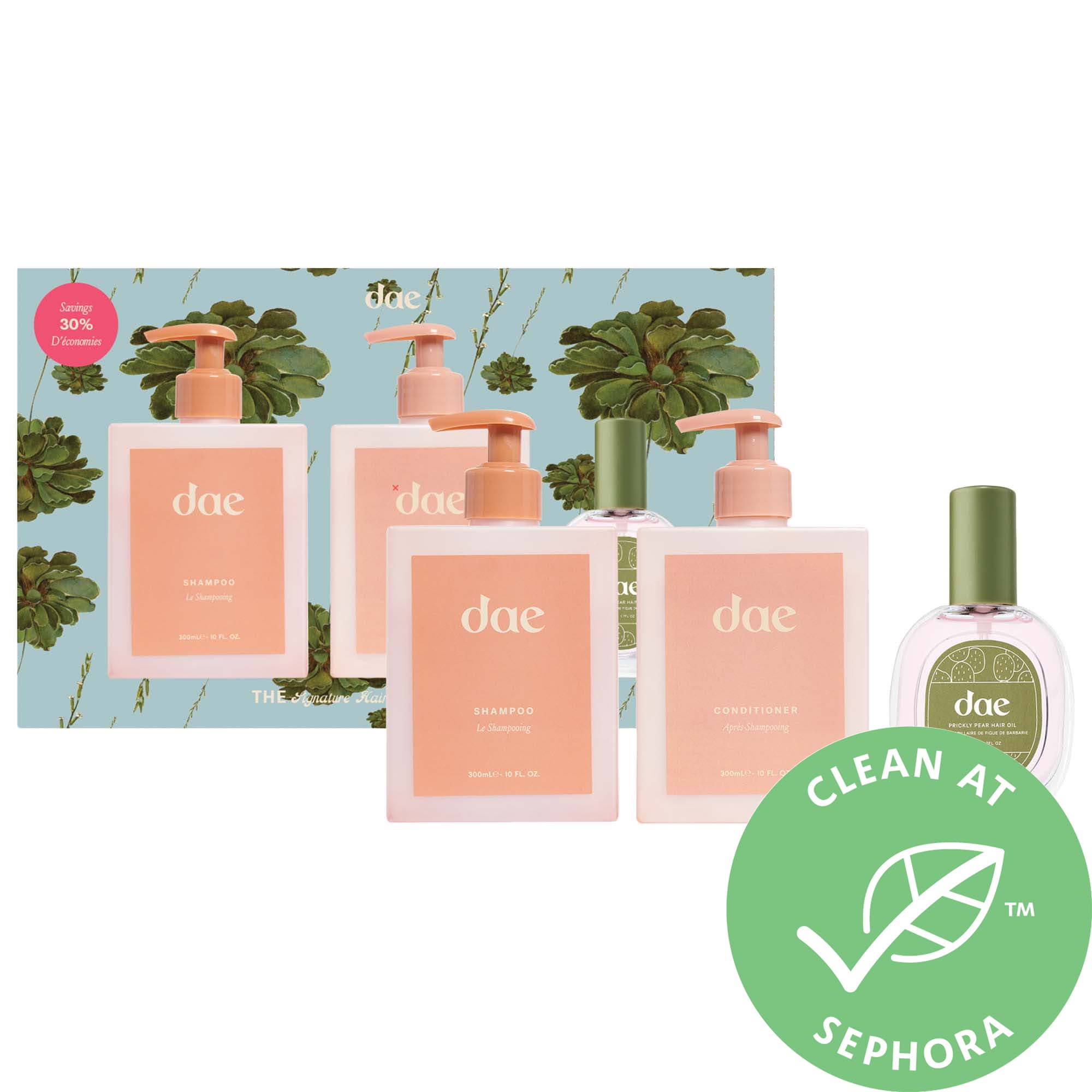 Dae Signature Shampoo, Conditioner & Prickly Pear Oil Hair Set ModeSens