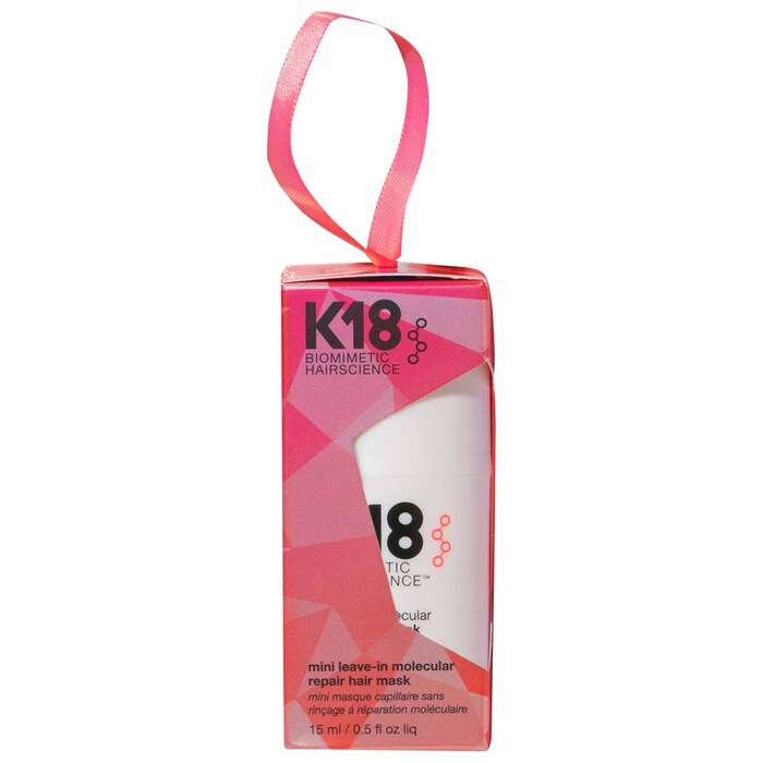 Mini Leave In Mini Leave-In Molecular Repair Hair Mask Holiday Ornament - K18 ...
