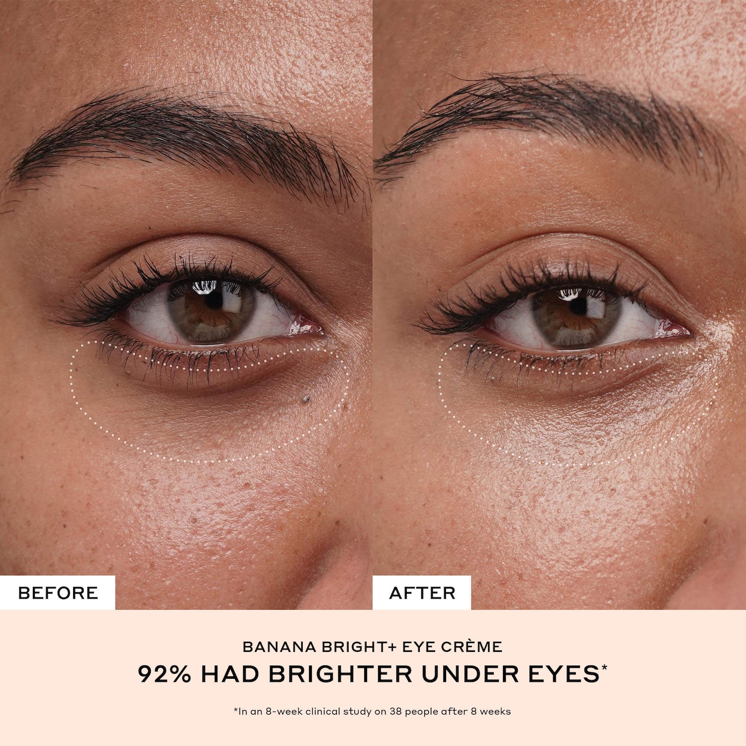 Crème contour des yeux à la vitamine C Banana Bright+ pour cernes