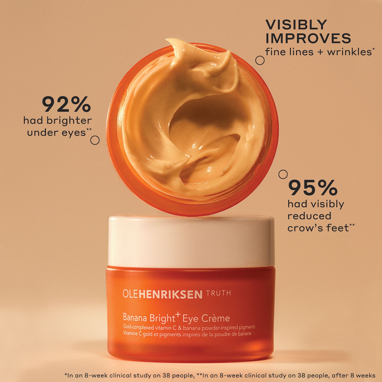 Crème contour des yeux à la vitamine C Banana Bright+ pour cernes