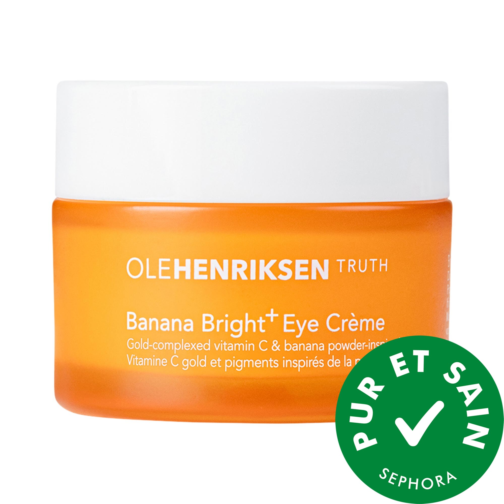 OLEHENRIKSEN Crème contour des yeux à la vitamine C Banana Bright+ pour cernes 0.5 oz / 15 mL