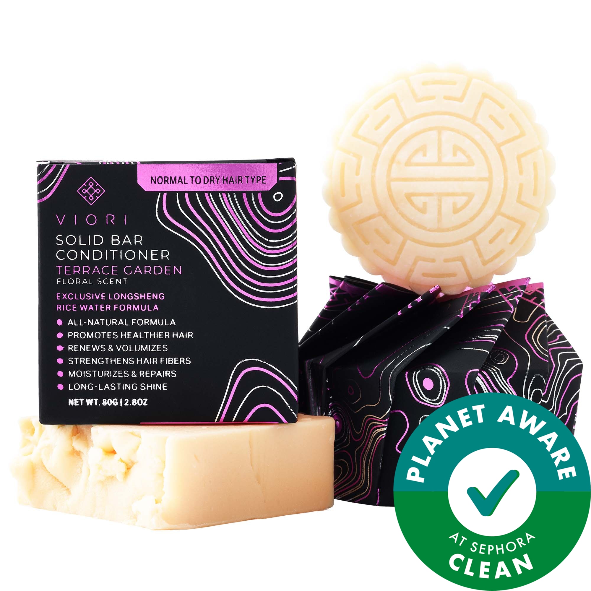 Viori Hair Shampoo & Conditioner Bar Set Terrace Garden