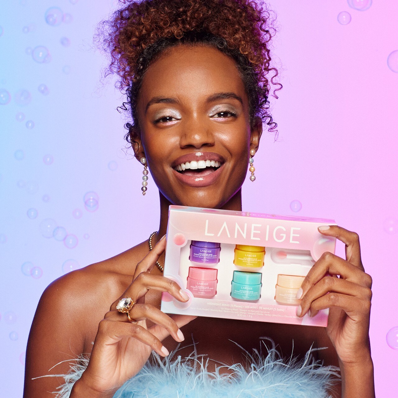 LANEIGE Midnight Minis lip sleeping mask set