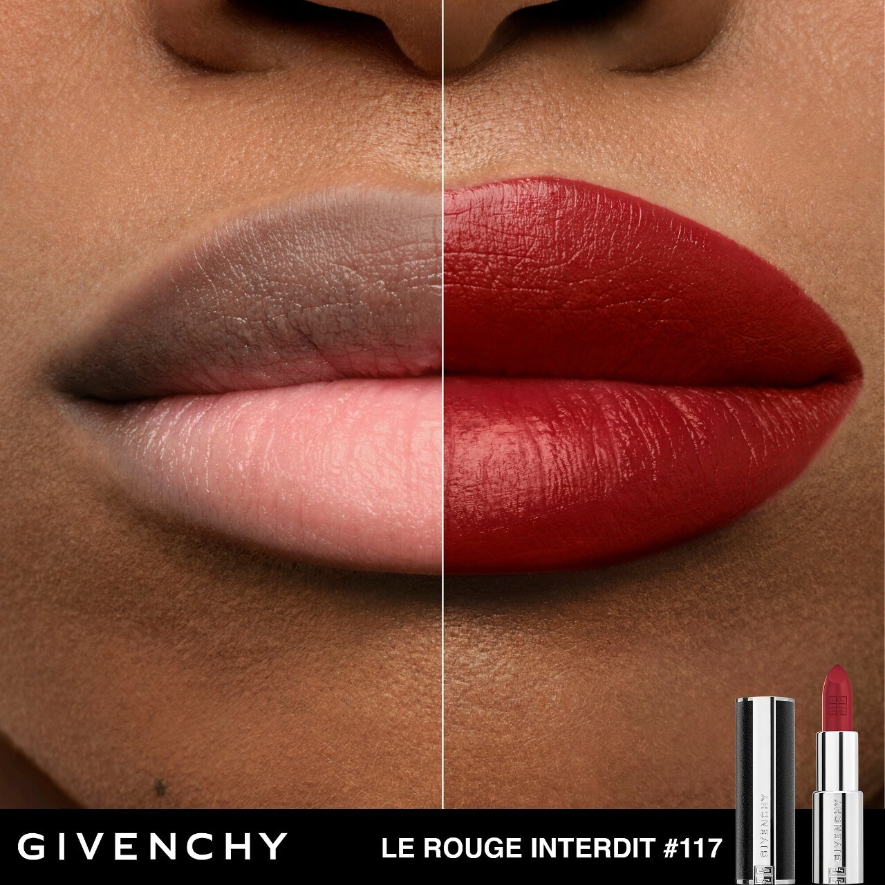 Givenchy Rouge Interdit Lipstick - Thumbnail 4