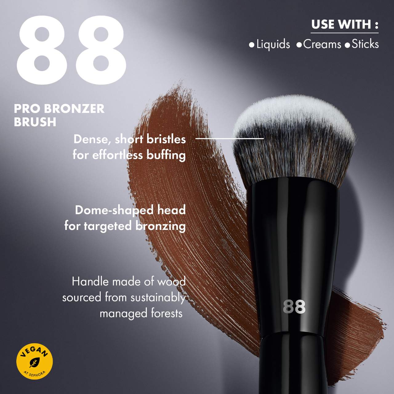 Кисть для бронзера Sephora Collection Pro #88 — фото 2