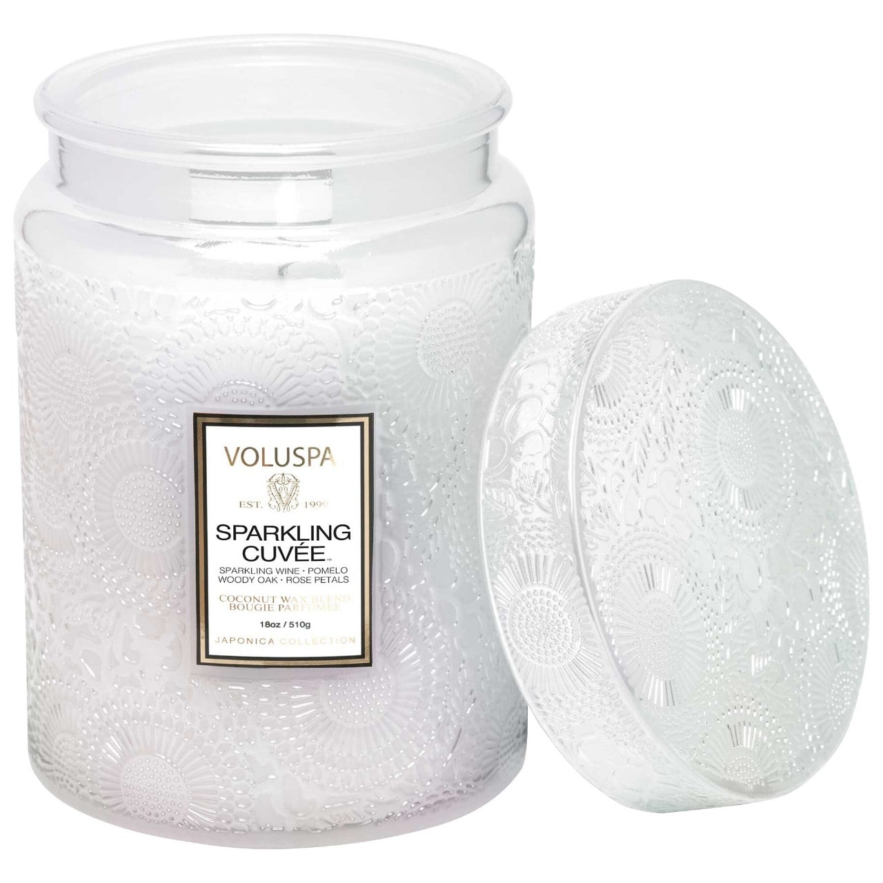 Sparkling Cuvee Glass Jar Candle