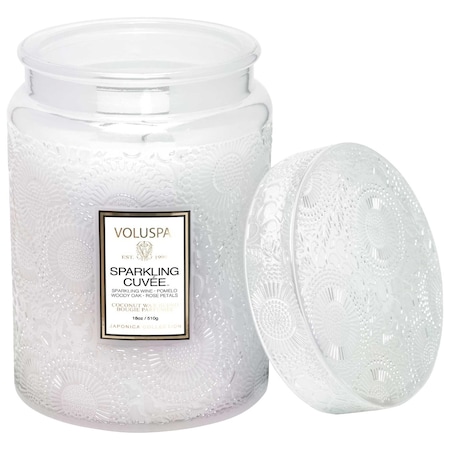 Sparkling Cuvee Glass Jar Candle 18 oz / 510 g