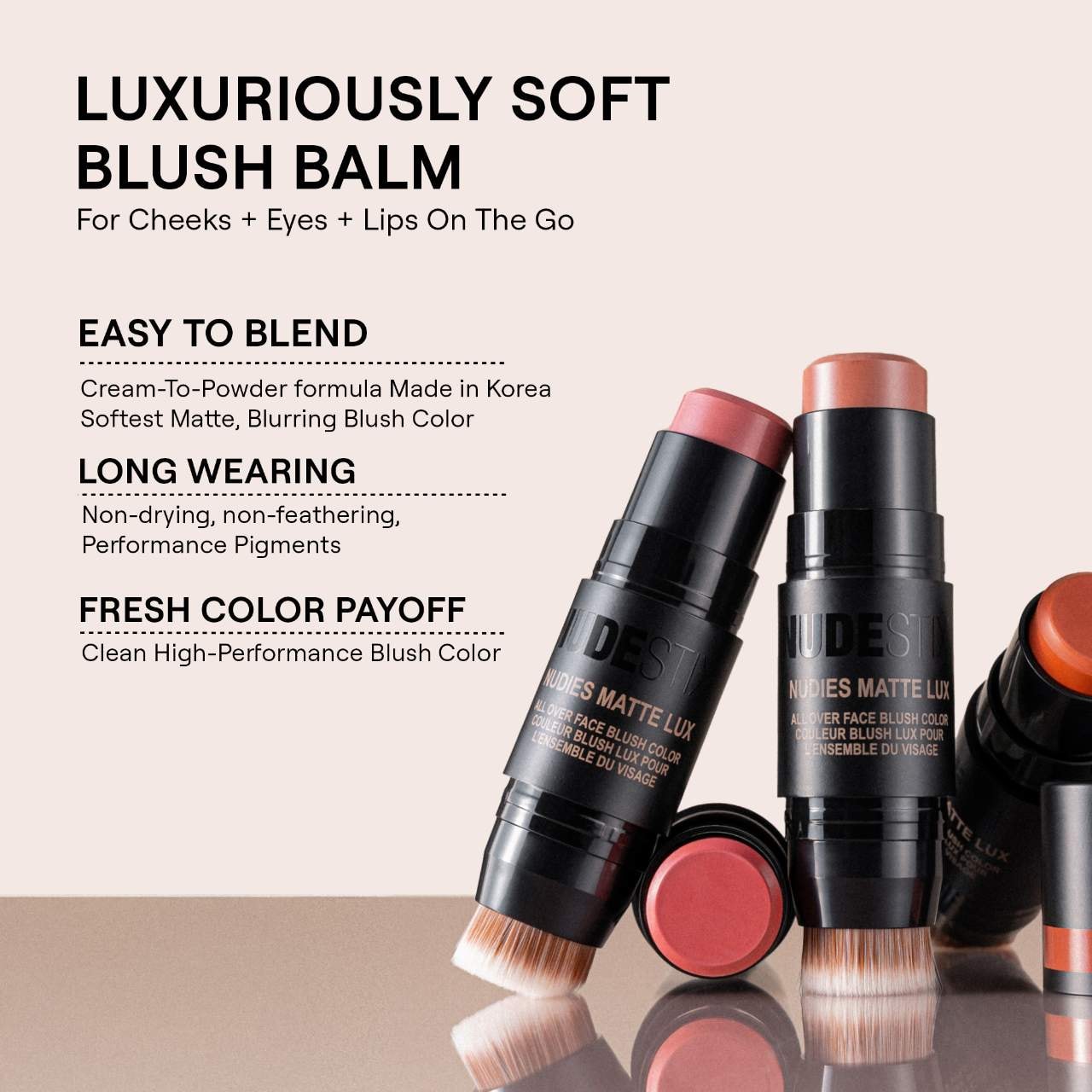 Nudies Cream Blush Stick