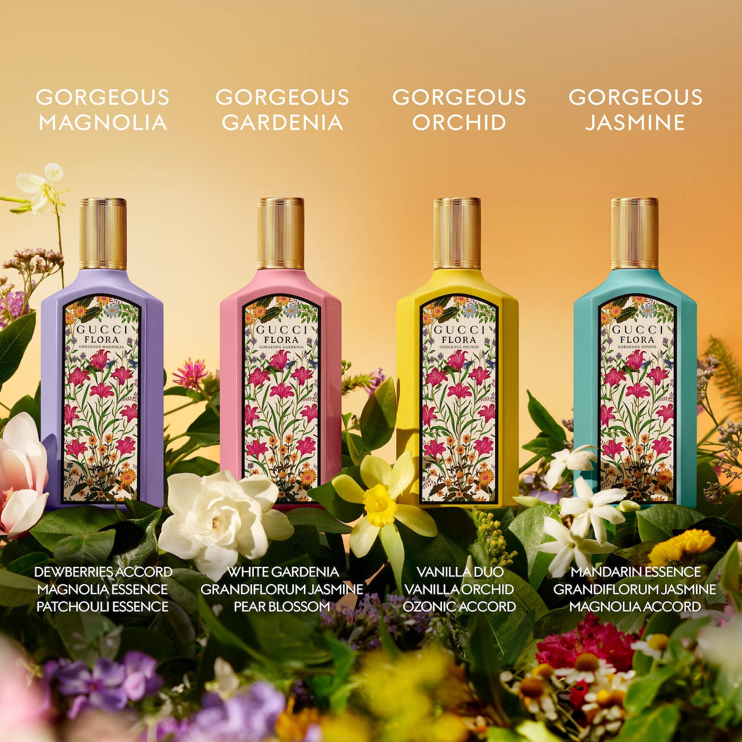 Flora Gorgeous Jasmine Eau de Parfum Travel Spray with Orange and