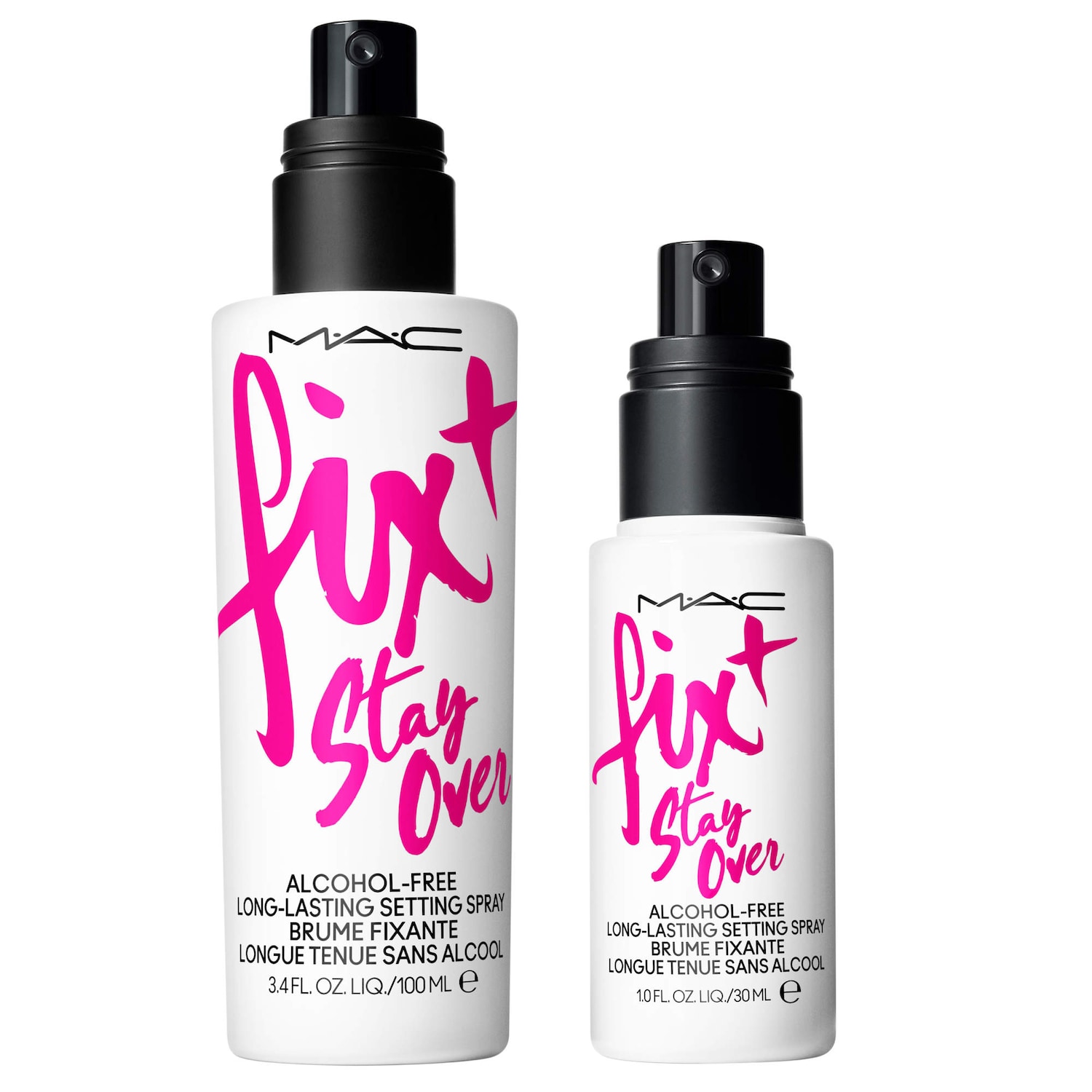 Mini vaporisateur fixateur hydratant et polyvalent fix+ stay over sans alcool 24 H :