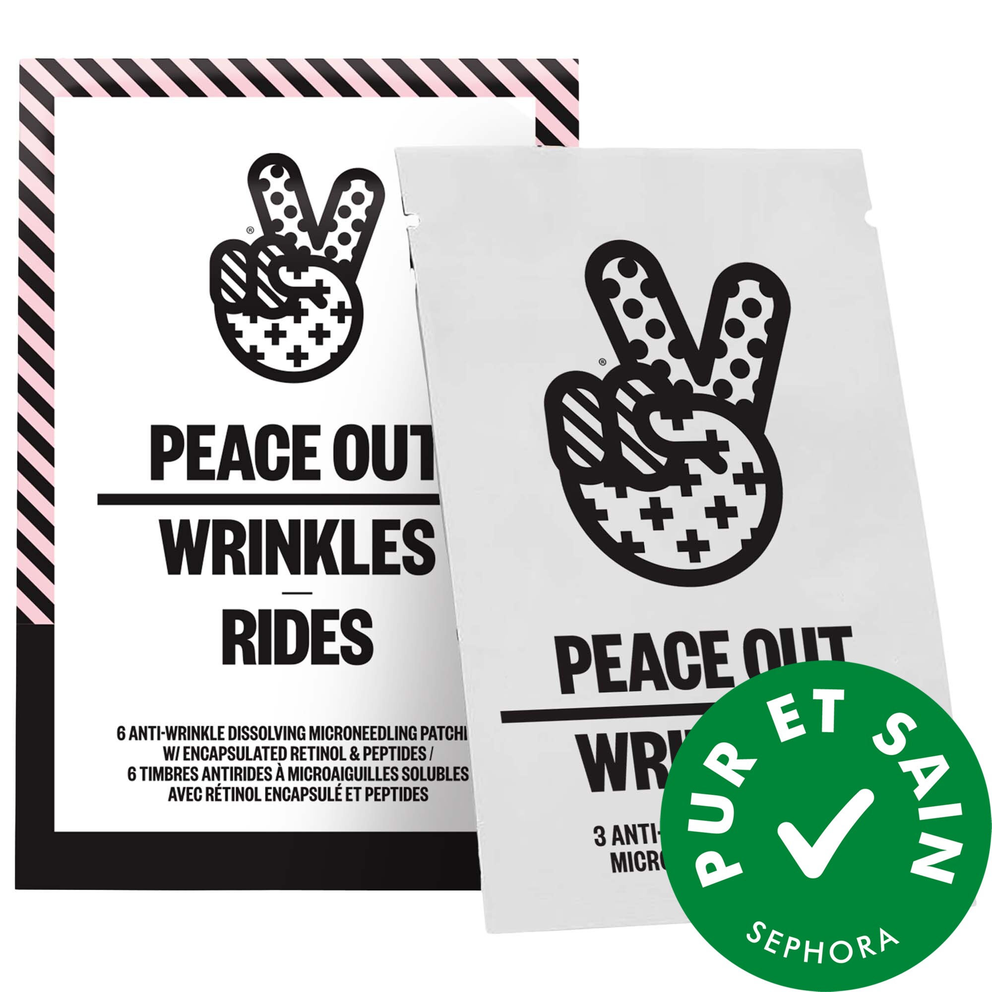 Peace Out Timbres à microperforation au rétinol antirides null