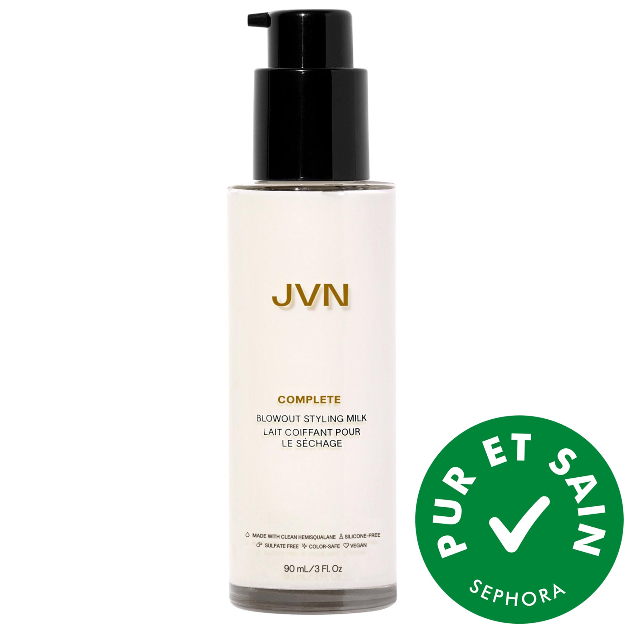 JVN Lait coiffant pour le'séchage Complete 3 oz / 90 mL