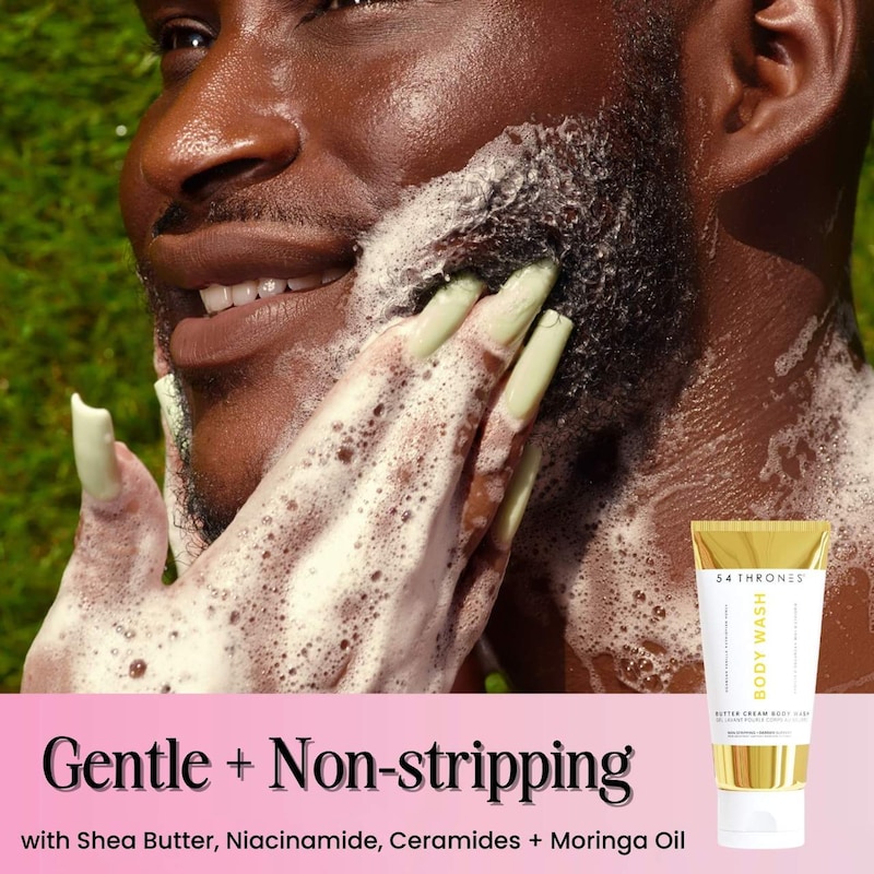 Moisturizing Butter Cream Body Wash - Non-Stripping with Shea Butter, Ceramides and Niacinamide thumbnail 4