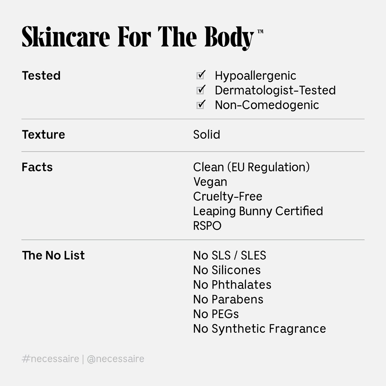 Эксфолиант-брусок для душа против кератоза Nécessaire The Body Exfoliant Bar — фото 5