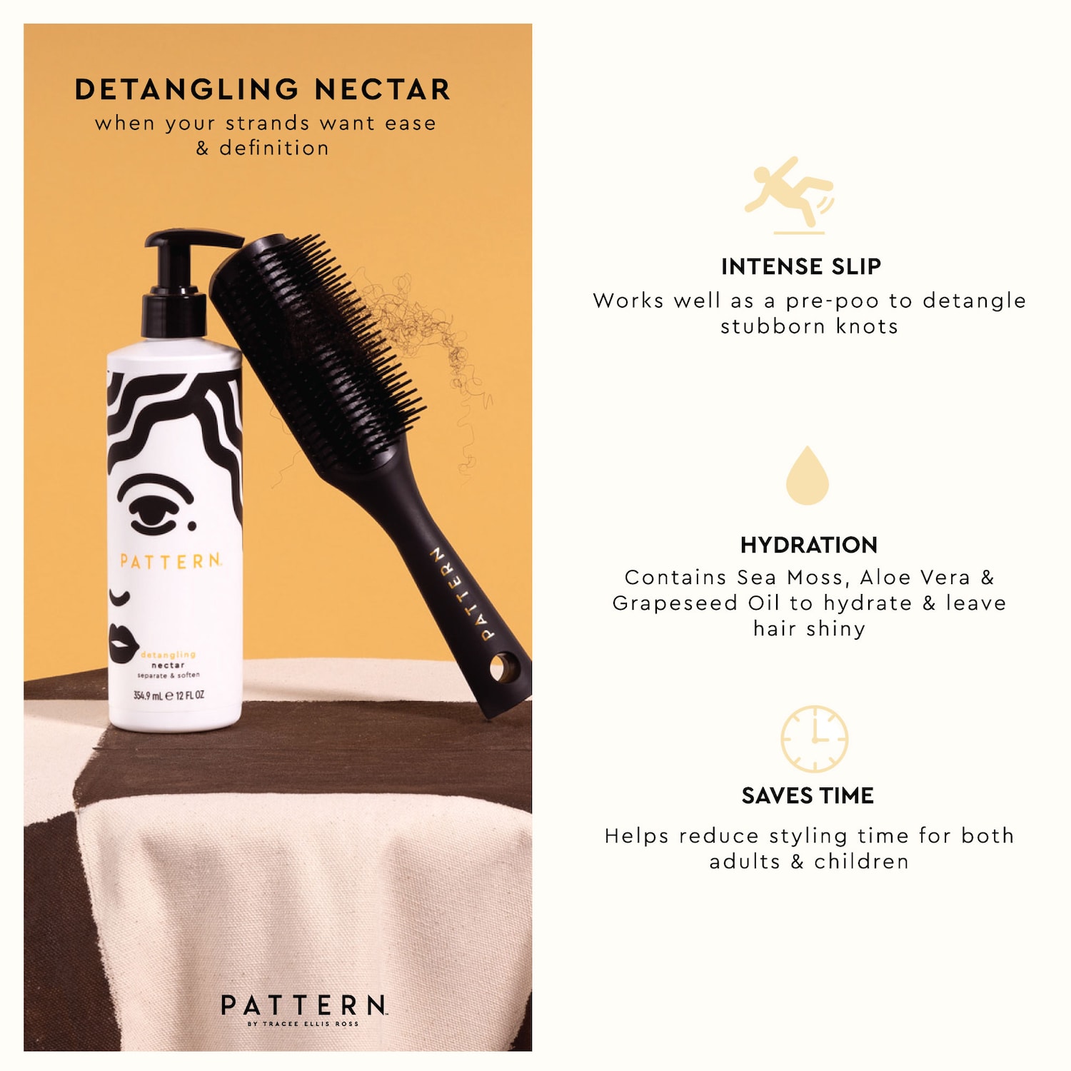 Нектар для расчесывания кудрей Pattern by Tracee Ellis Ross Detangling — фото 5