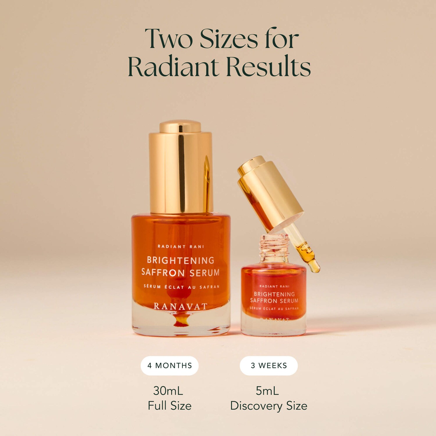 Brightening Dark Spot and Anti-Aging Facial Serum with Saffron Turmeric