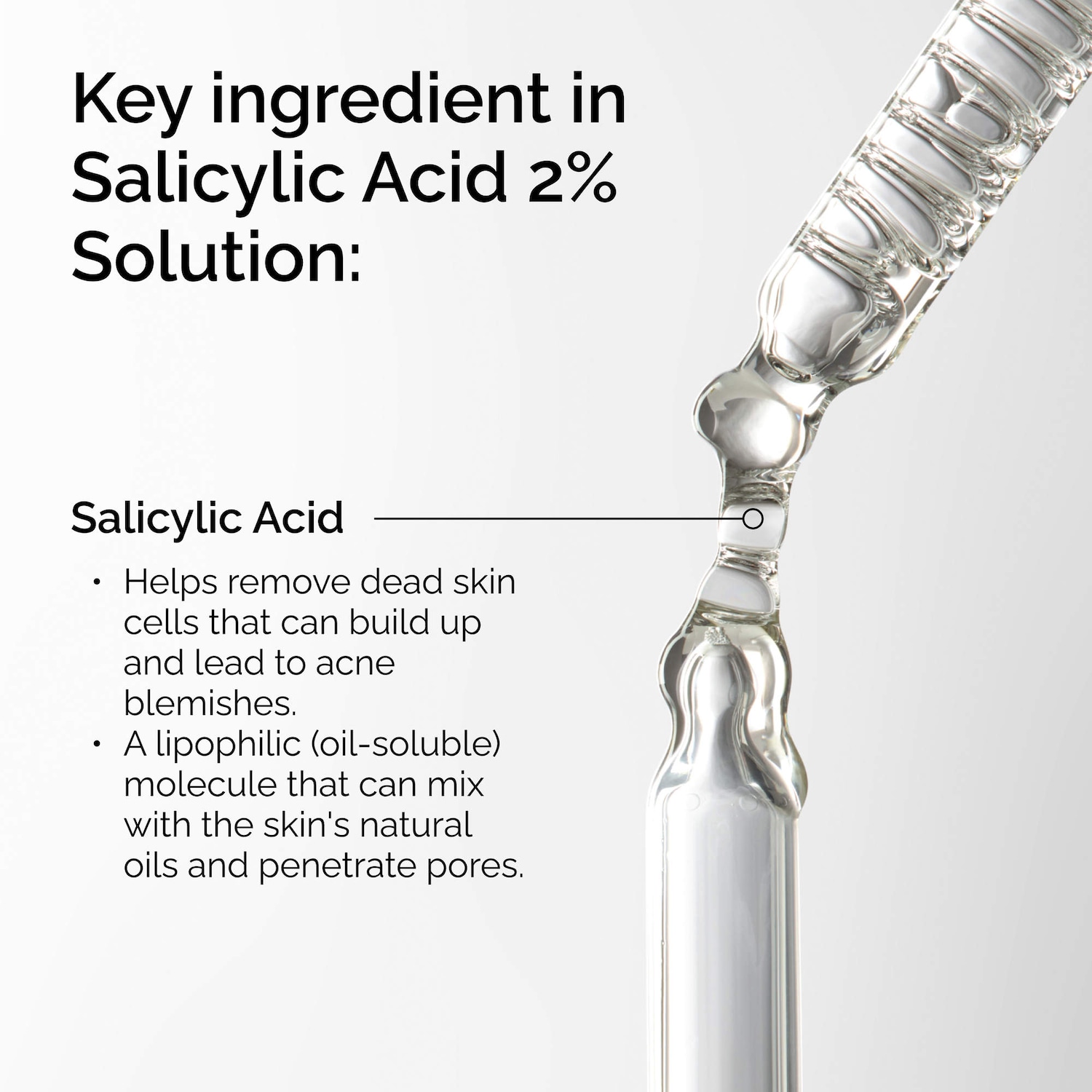 Salicylic Acid 2% Solution, Exfoliating Serum for Acne