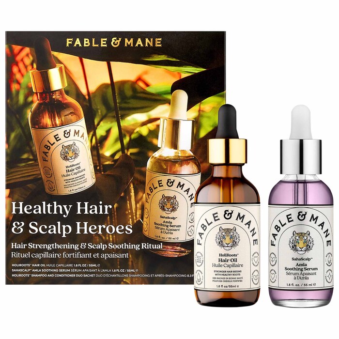 HoliRoots™ Hair Oil and SahaScalp™ Serum Set Fable & Mane Sephora
