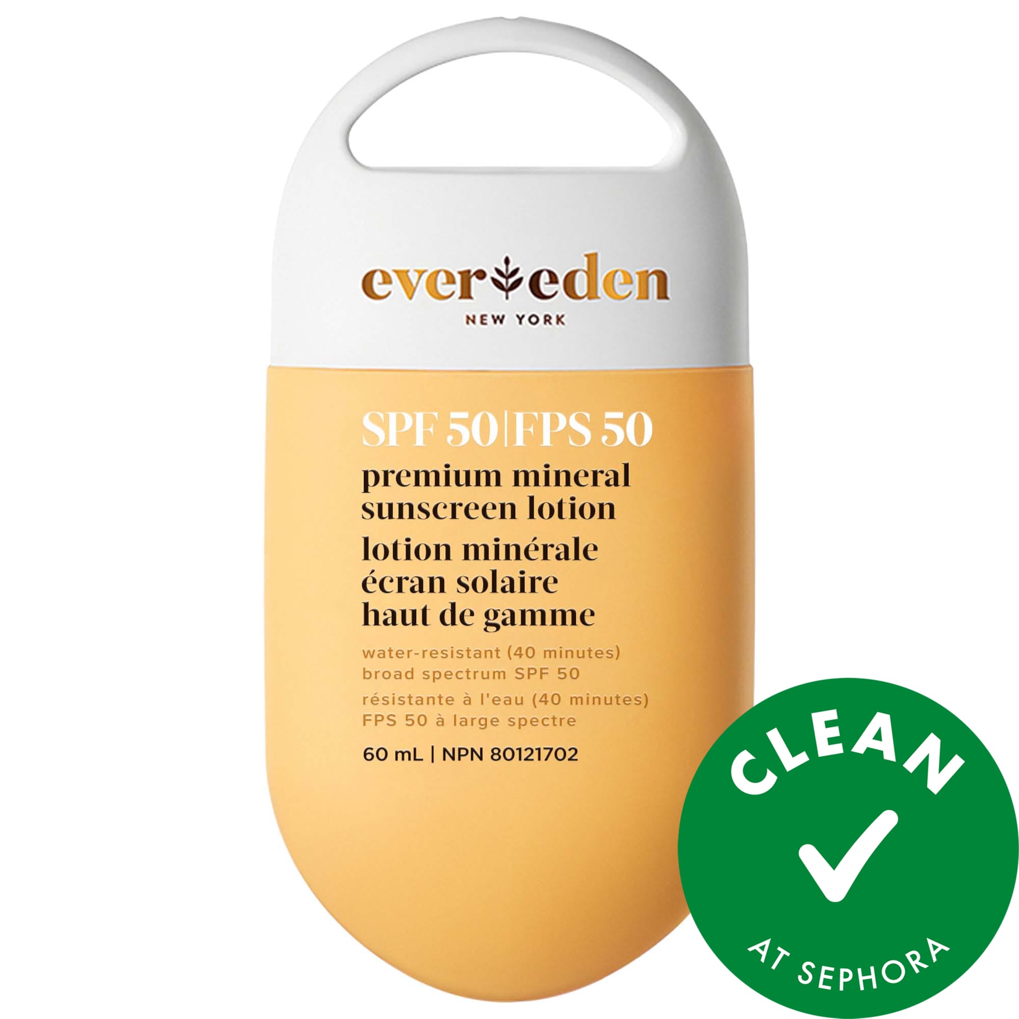 Evereden SPF 50 Premium Mineral Sunscreen 2 oz / 60 mL