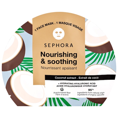 Увлажняющие тканевые маски для лица Sephora Collection с гиалуроновой кислотой