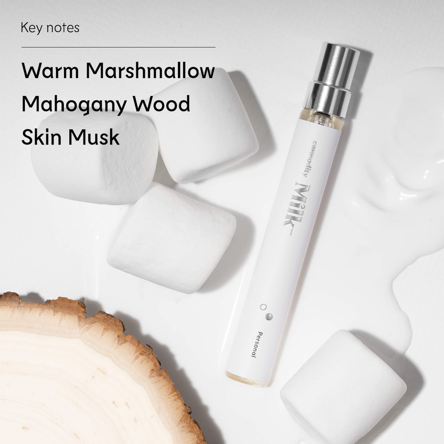 Milk- Personal Eau de Parfum with Marshmallow & Skin Musk Travel